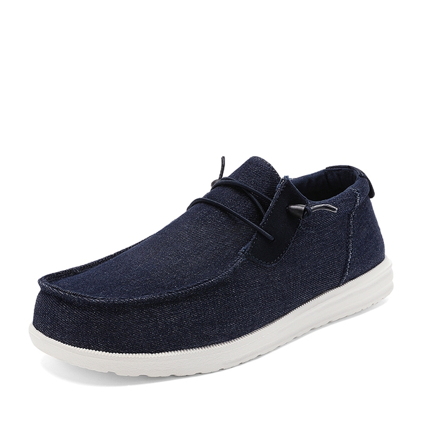 Men's Slip-On Casual Fashion Loafer Shoes - DARK BLUE - 4